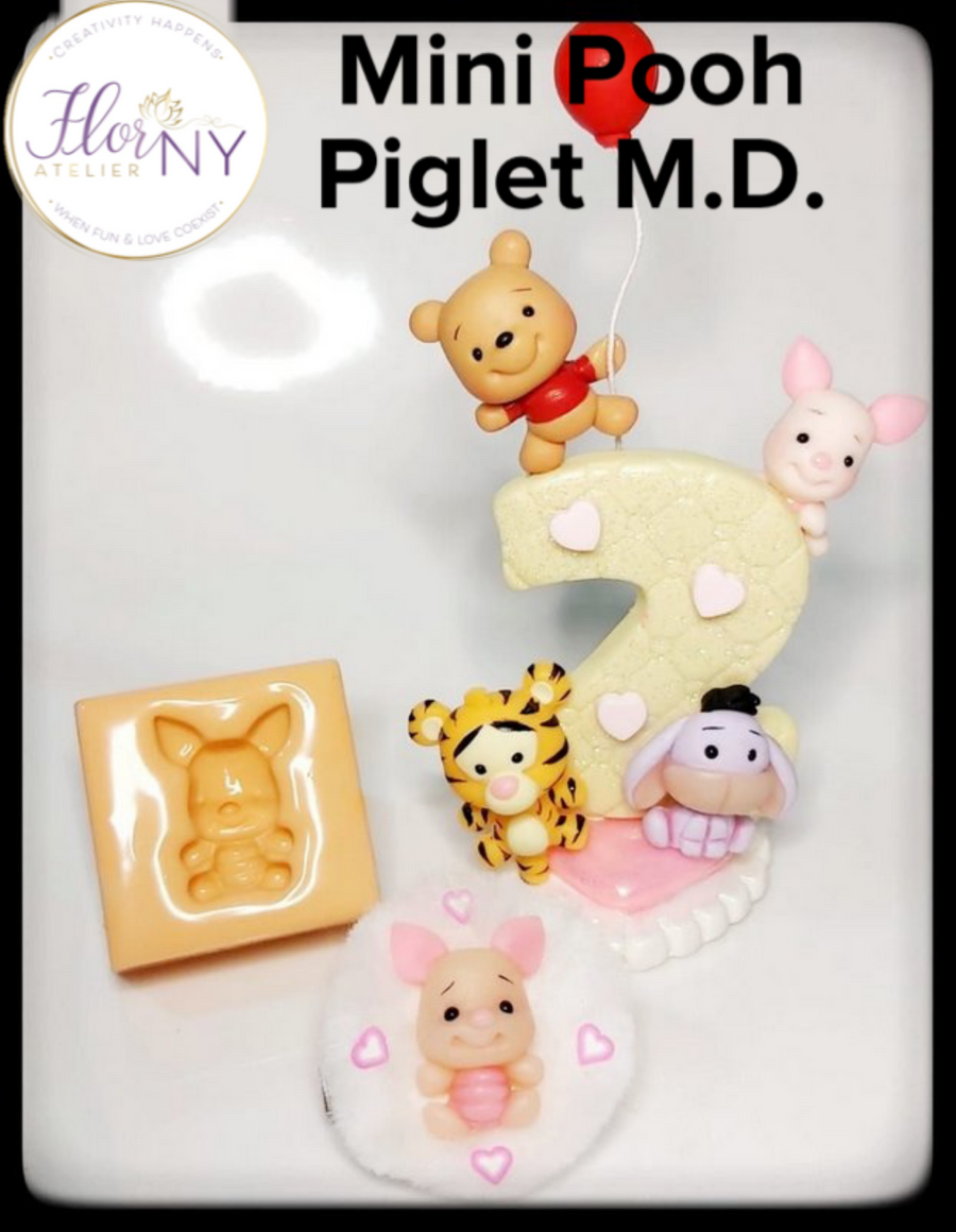 MD #5 Mini Piglet Silicone Mold