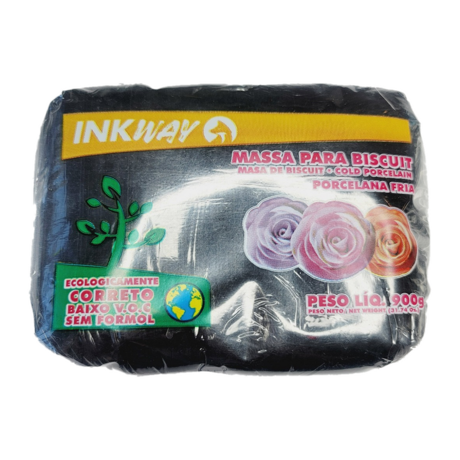 Black Air Dry Clay Dough (900g/32oz)