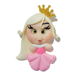 Princess Aurora 2 #469 Clay Doll for Bow-Center, Jewelry Charms, Accessories, and More