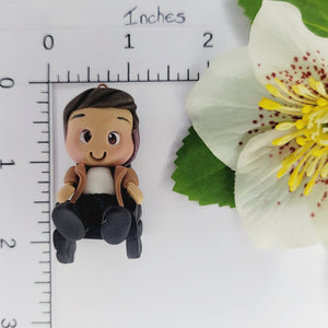 272 Jhonny Clay Doll for Bow-Center, Jewelry Charms, Accessories, and More