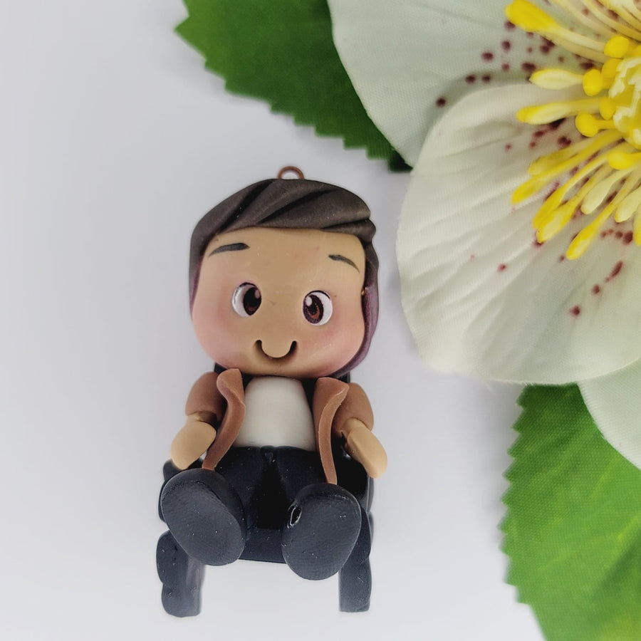 272 Jhonny Clay Doll for Bow-Center, Jewelry Charms, Accessories, and More