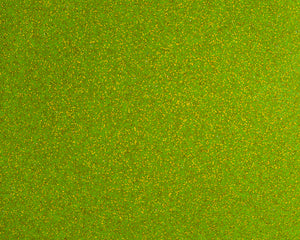 Kiwi Glitter Faux Leather Printed Vinyl Sheet