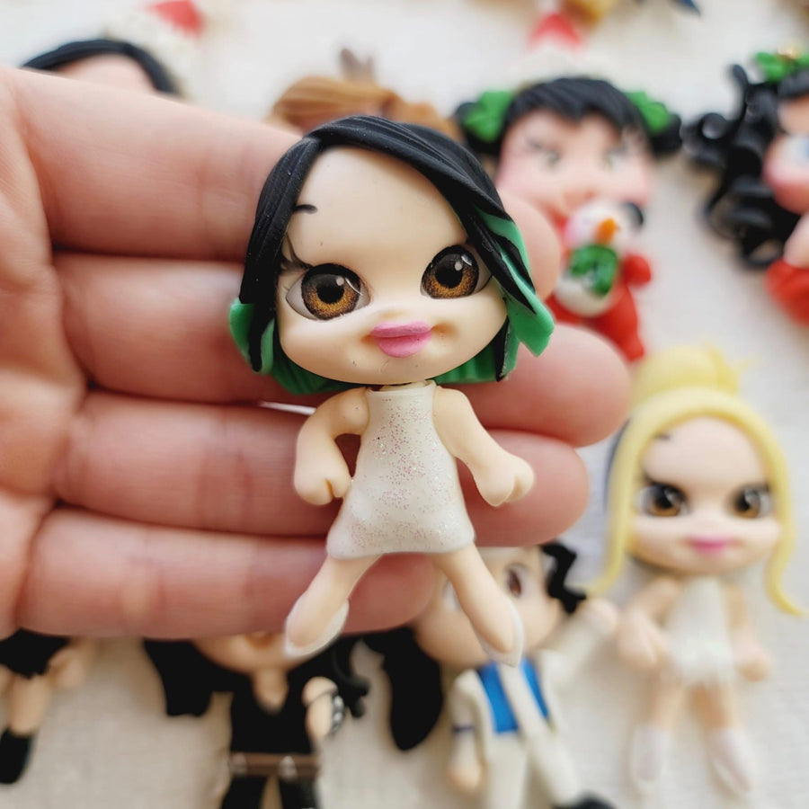 306 Kylie J Clay Doll for Bow-Center, Jewelry Charms, Accessories, and More