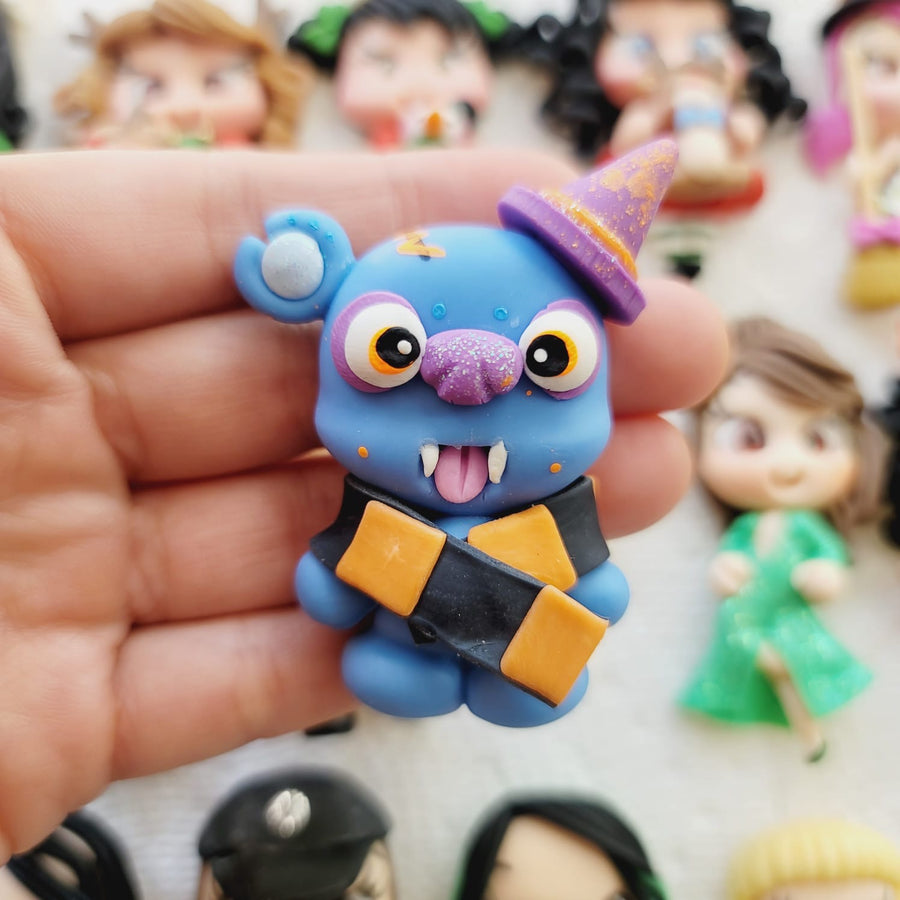 331 Little Tasmin Clay Doll for Bow-Center, Jewelry Charms, Accessories, and More