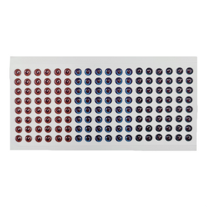 Adhesive Resin Eyes for Clays MF 75 PP (6X5 mm) 72 Units