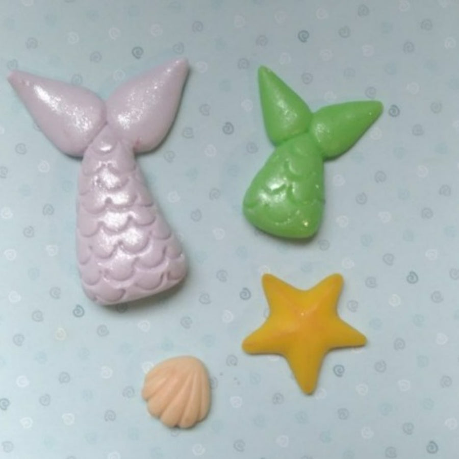 MA 178 Mermaid Tale Silicone Mold