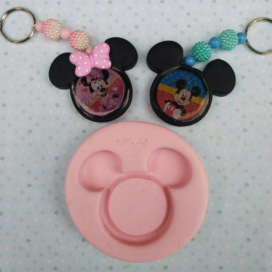 MA 134 Mouse Key Chain Silicone Mold