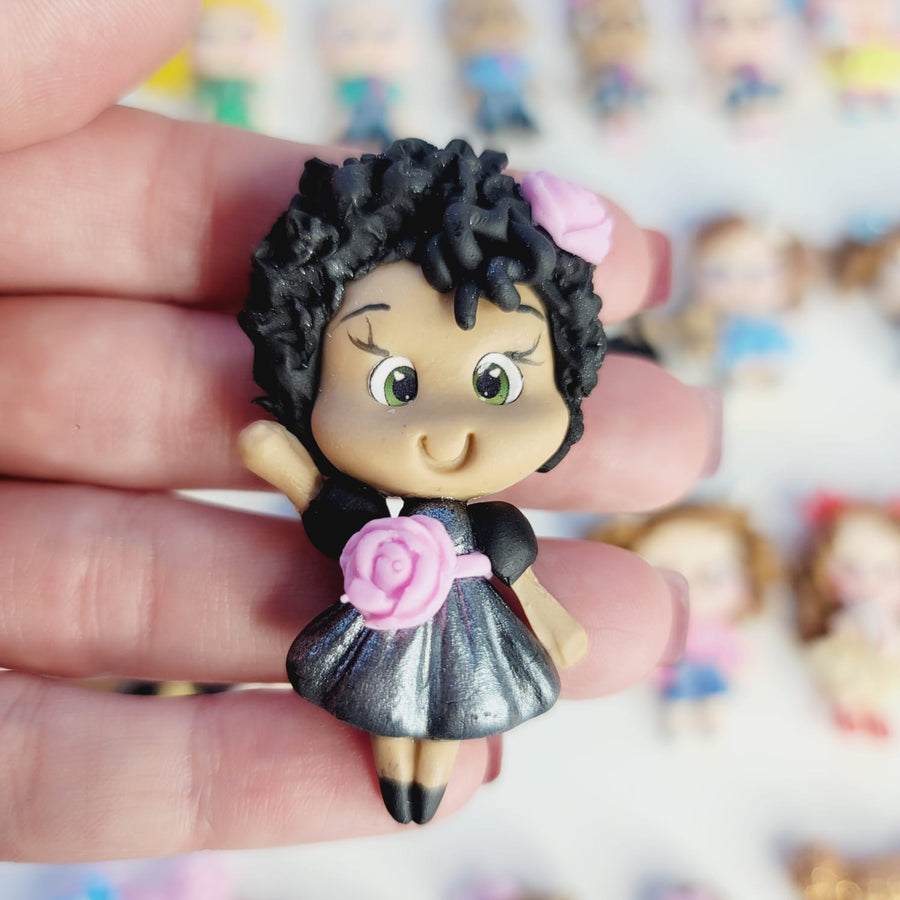 Shantelle  #511 Clay Doll for Bow-Center, Jewelry Charms, Accessories, and More