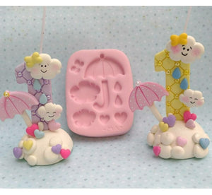 MA 186 Rainy Day Silicone Mold