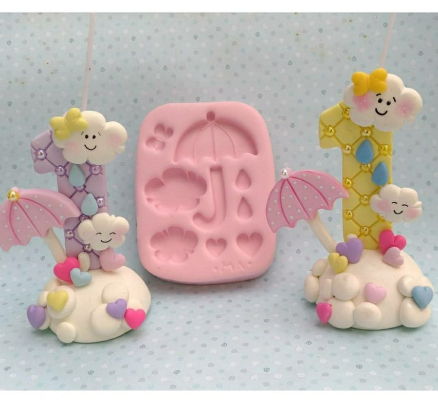 MA 186 Rainy Day Silicone Mold