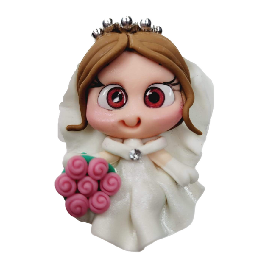145 Deva Clay Doll for Bow-Center, Jewelry Charms, Accessories, and More
