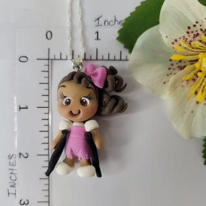 Tamara #546 Clay Doll for Bow-Center, Jewelry Charms, Accessories, and More