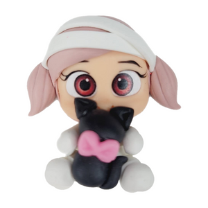 053 Baby Mummy 2 Clay Doll for Bow-Center, Jewelry Charms, Accessories and More