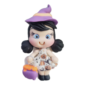 592 Witches Glinda & Trixie Twins Clay Doll for Bow-Center, Jewelry Charms, Accessories, and More