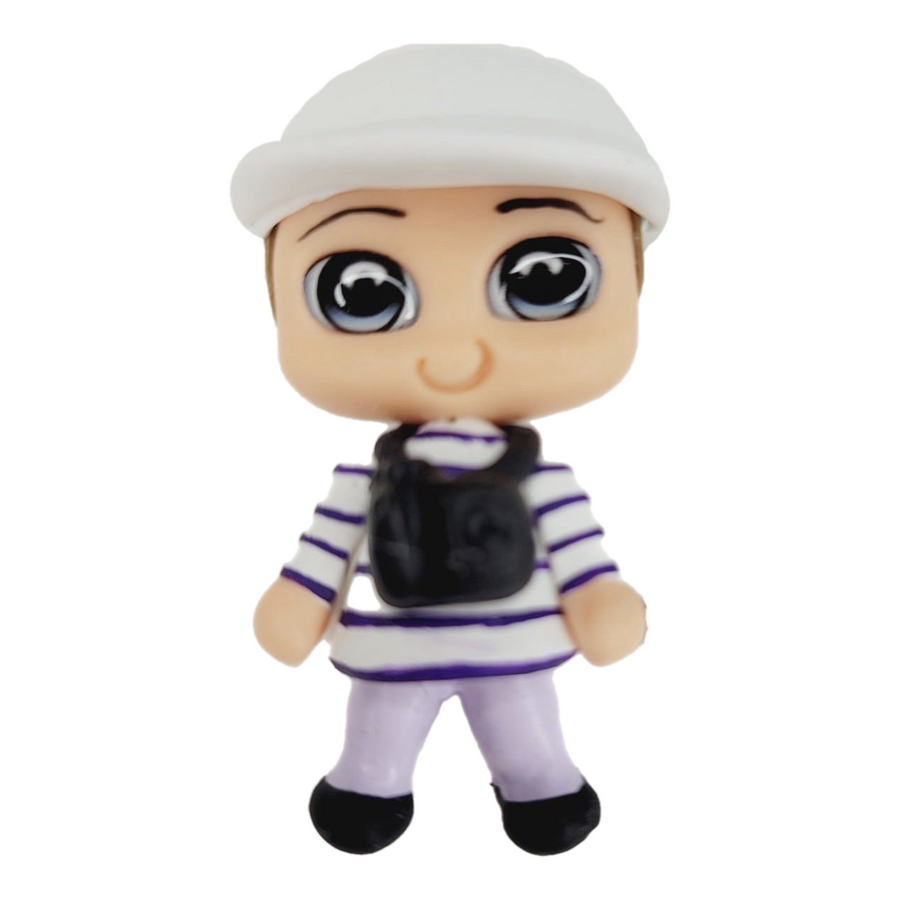 319 Liam The Photographer Clay Doll for Bow-Center, Jewelry Charms, Accessories, and More