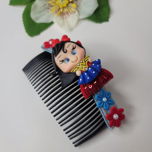 Wonder Girl  Hair-Comb