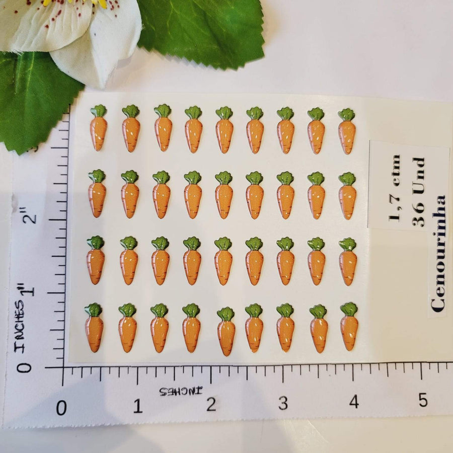 Adhesive Resin Carrots for Clays V.A. Multicolor (SM) 36 Pairs(P)