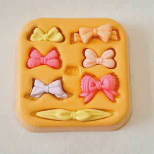 MD #88 Adorable hair-bows Silicone Mold