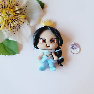 Princess Jasmine #471 Clay Doll for Bow-Center, Jewelry Charms, Accessories, and More