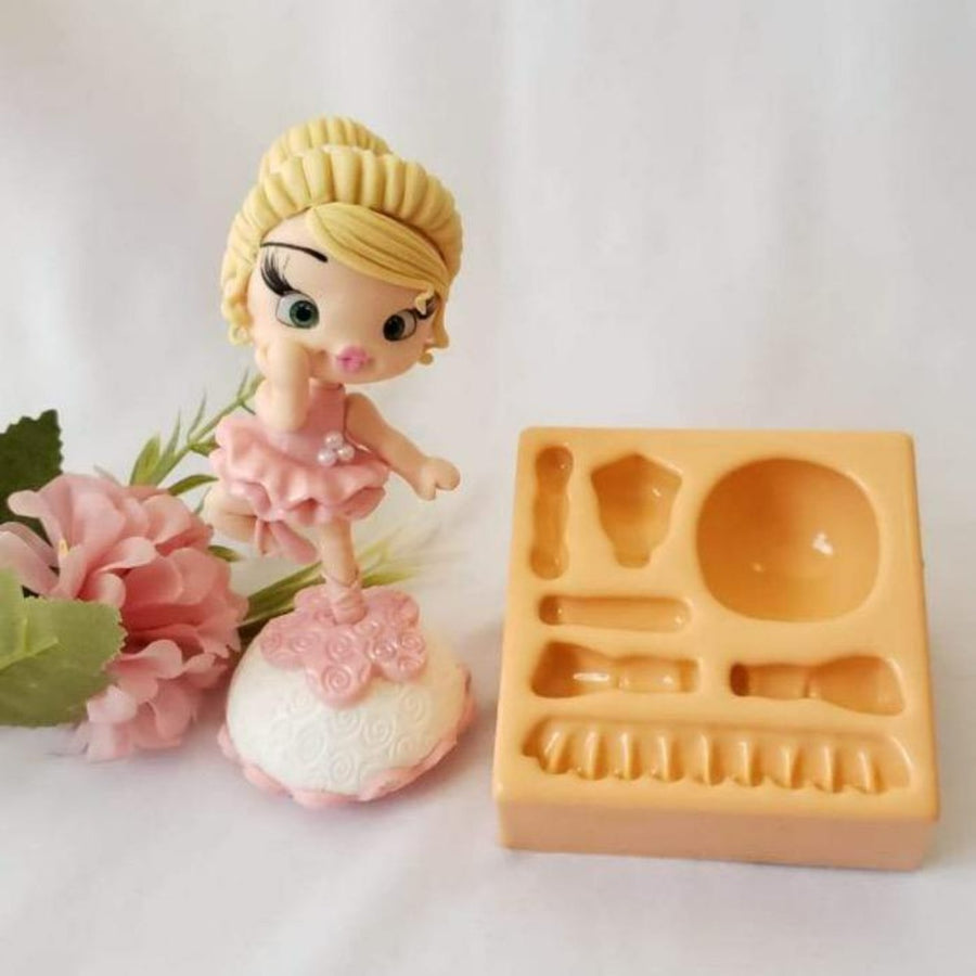 MD #28 Cake Topper Creations Silicone Mold