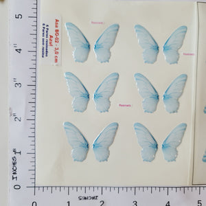 Adhesive Resin Wings for Clays (set of 4) MNC 3.0 cm