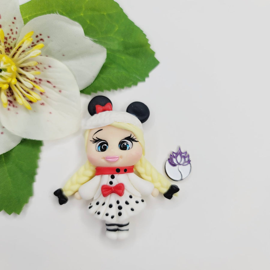 039 Aspen Clay Doll for Bow-Center, Jewelry Charms, Accessories, and More