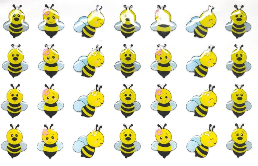 Adhesive Resin Cute Bee (M) MNC 28mm (H) 28 units