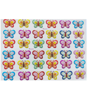 Adhesive Resin Cute Butterfly (P) MNC 503 13x9mm 100 Units