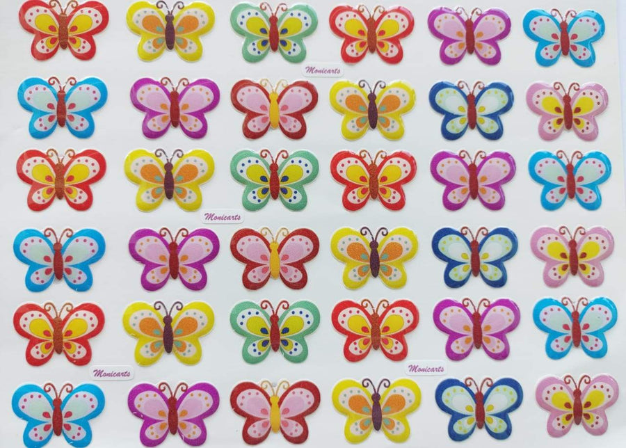 Adhesive Resin Cute Butterfly (P) MNC 503 13x9mm 100 Units