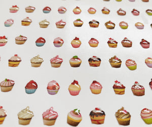 Adhesive Resin Cupcakes (M) MNC 509 12mm 60 Units