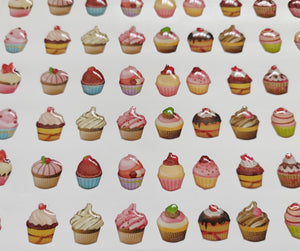 Adhesive Resin Cupcakes (M) MNC 509 7mm 100 Units