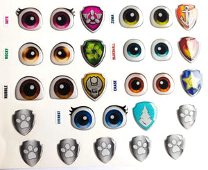 Adhesive Resin Eyes & Symbols for Clays Animal Figures  MNC 510-PP 35 Pairs