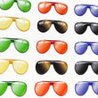 Load image into Gallery viewer, Adhesive Resin SunGlasses for Clays MNC 524 Aviator 3cm 36 Units (Multicolor)
