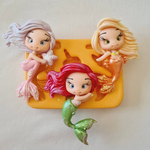 MD #87 Mermaids Silicone Mold