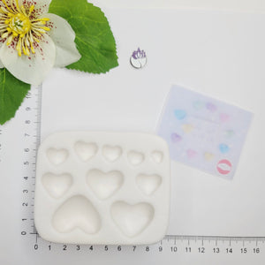 Loving Hearts Kit Silicone Mold ADC