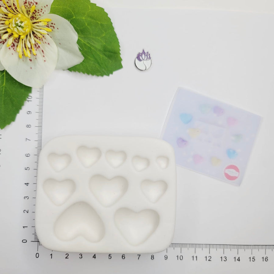 Loving Hearts Kit Silicone Mold ADC