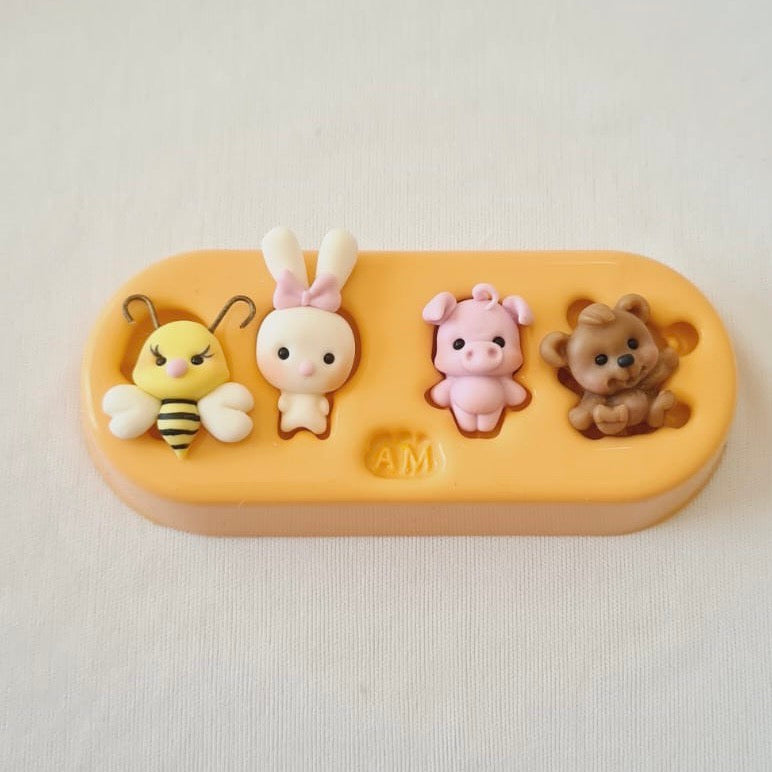 MD #94 Mini pets Silicone Mold