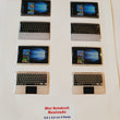 Load image into Gallery viewer, MNC Mini Notebook Resin Stickers - 3.4cm x 2.2 cm- 4 Pairs Multicolor (M)
