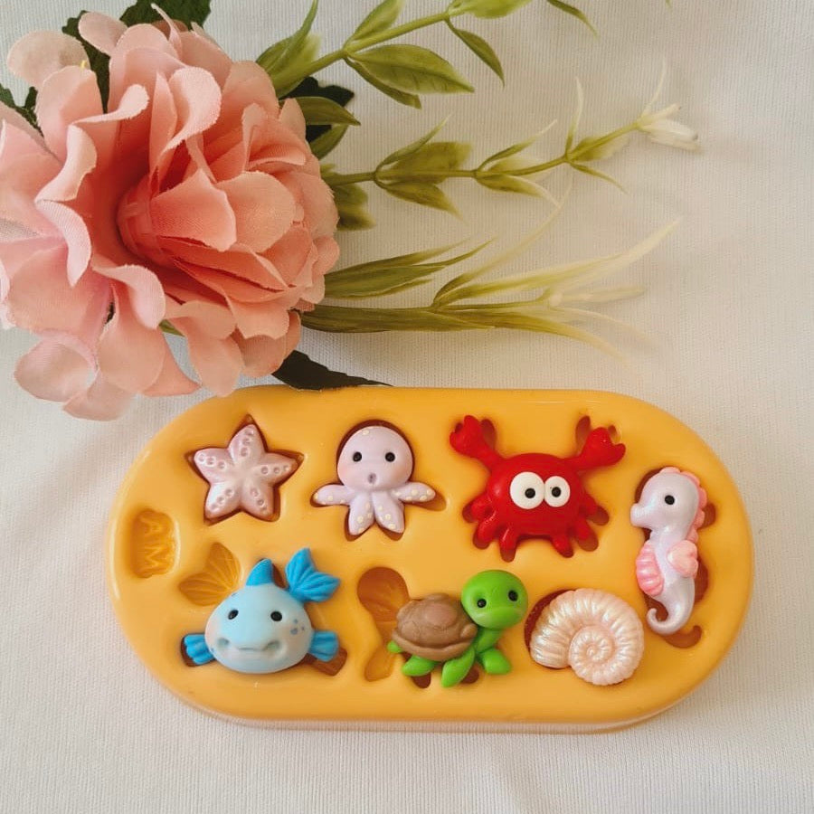 MD #91 Ocean Miniatures Silicone Mold