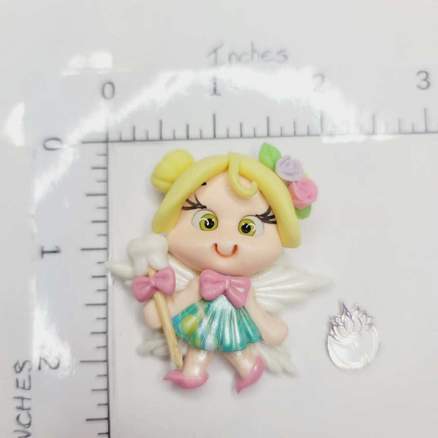 Precious Tooth Fairy #464 Clay Doll for Bow-Center, Jewelry Charms, Accessories, and More