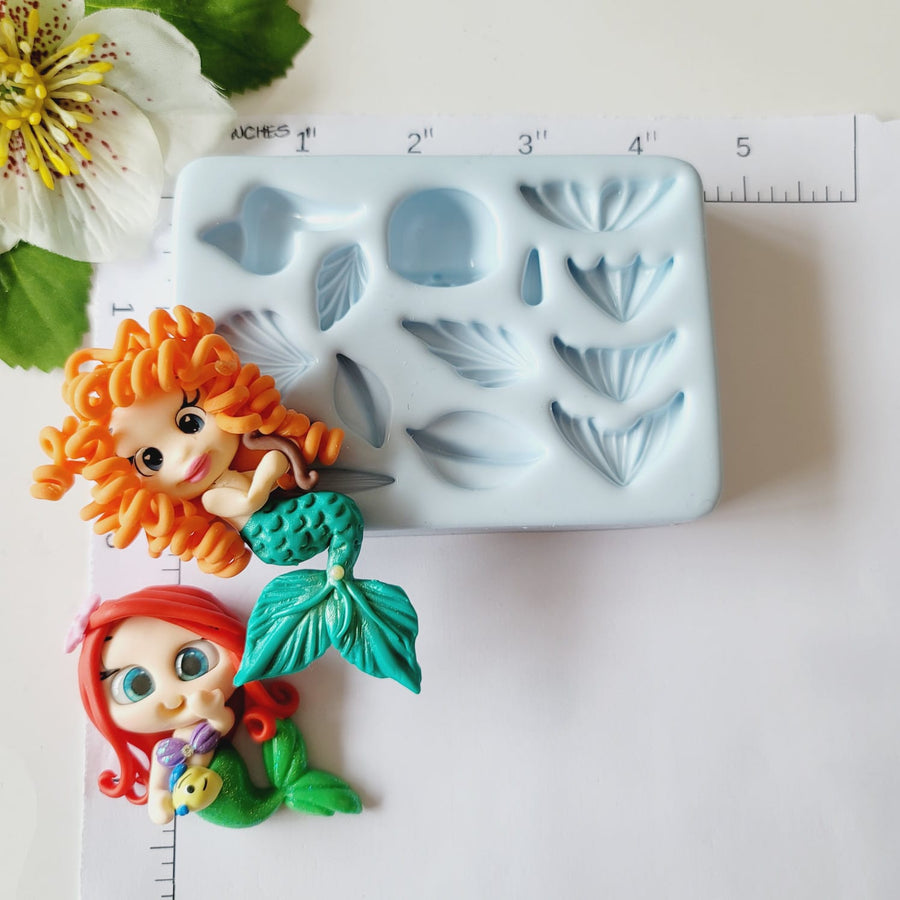 AJ #13 Enchanted Mermaid Silicone Mold