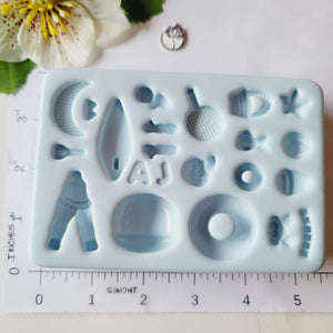 Summer Fashion Silicone Mold AJ #35