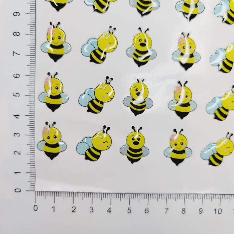 Adhesive Resin Cute Bee (P) MNC 20mm (H) 45 Units