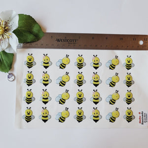 Adhesive Resin Cute Bee (M) MNC 28mm (H) 28 units