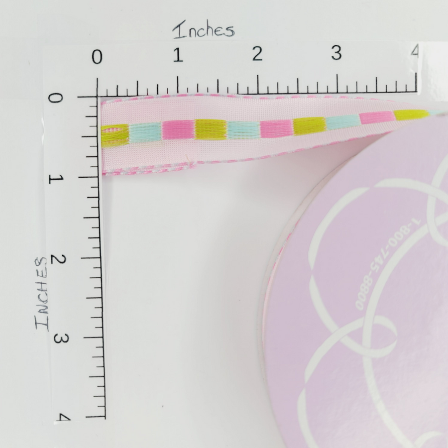 Color Fantasy Grosgrain Wired Ribbon - 7/8" (22mm) - Sold by the Yard