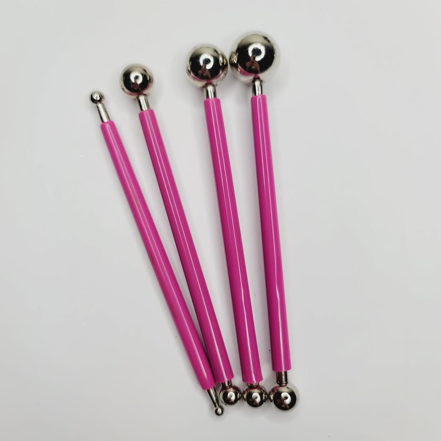 4 Pcs/Set Metal Ball Modelling Tool