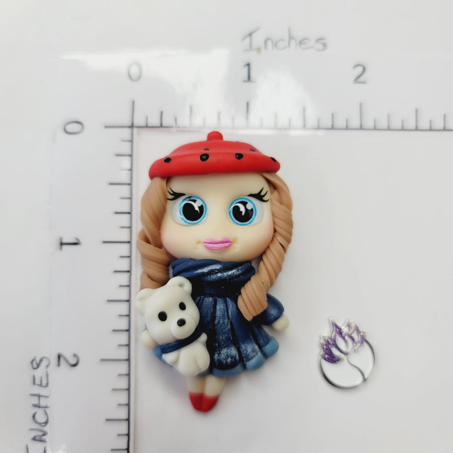 288 Kailey Clay Doll for Bow-Center, Jewelry Charms, Accessories, and More