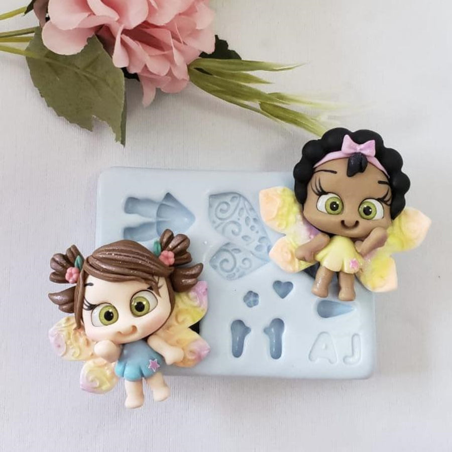 Cute Little Fairy Silicone Mold AJ #10