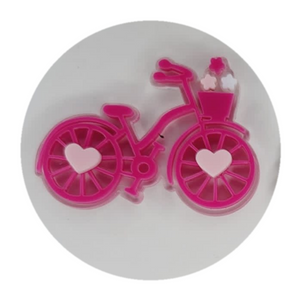 Bicycle Double Acrylic Appliques