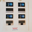 Load image into Gallery viewer, MNC Mini Notebook Resin Stickers - 3.4cm x 2.2 cm- 4 Pairs Multicolor (M)
